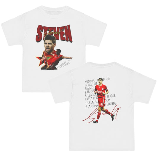 Steven Gerrard Liverpool Graphic T-Shirt